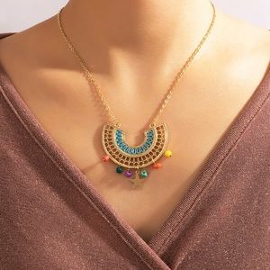 Gypsy silver necklace